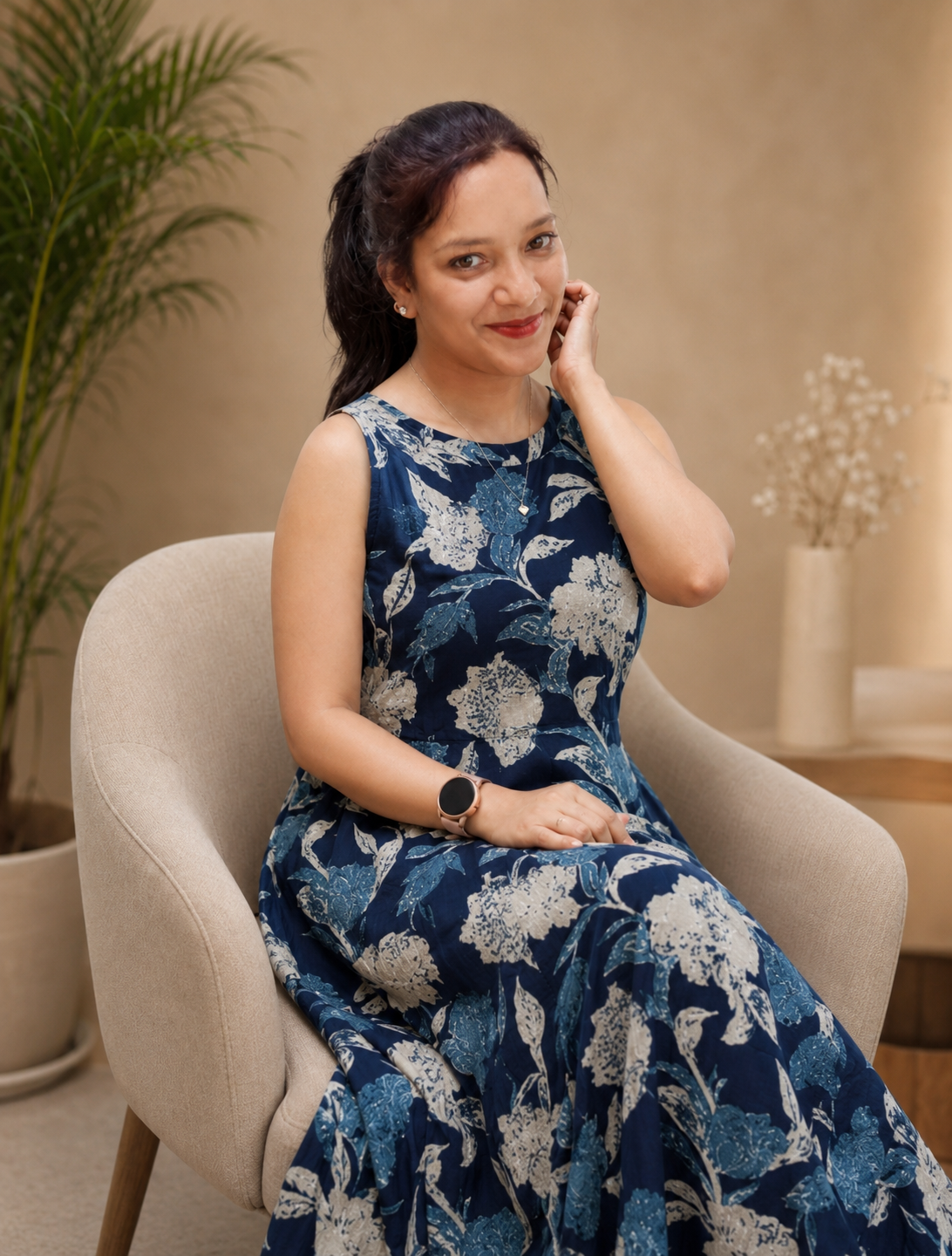 Cotton cord set with attached sleeves - Image 6