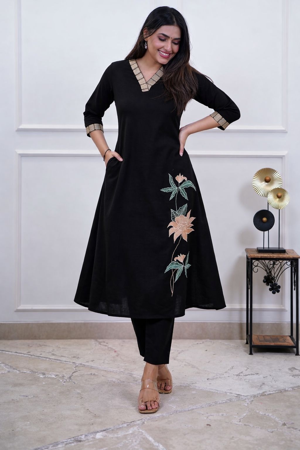 Elegant Cotton Kurti Set - Image 3