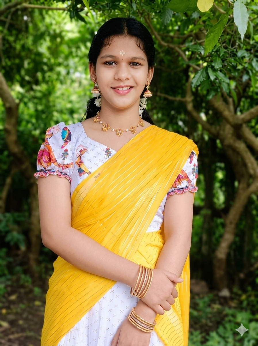 Premium quality printed dhavani set - Image 4